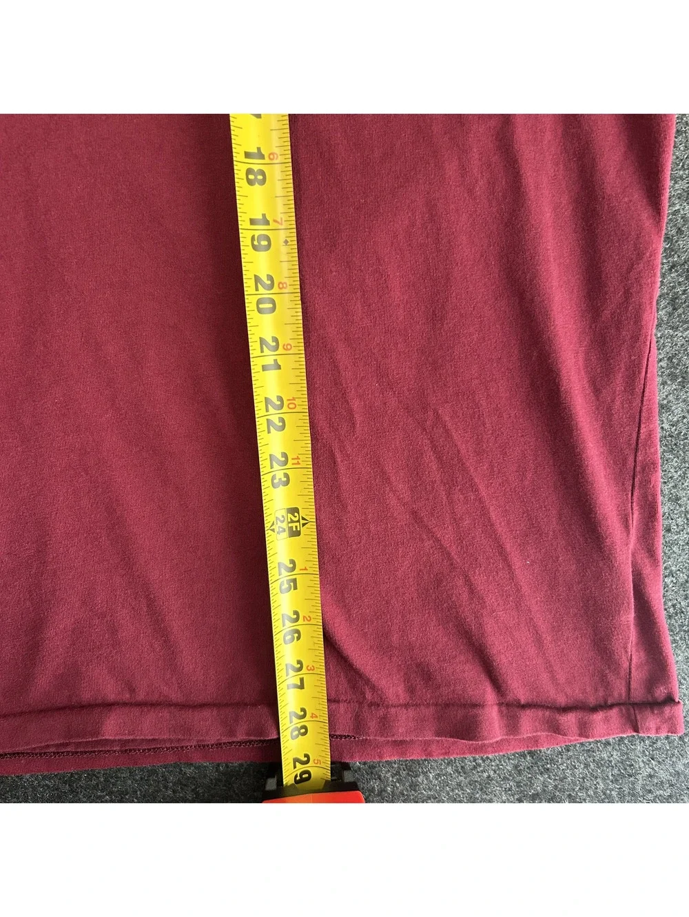 Polo Ralph Lauren V-Neck T-Shirt Burgundy Maroon Men’s Size XXL Short Sleeve